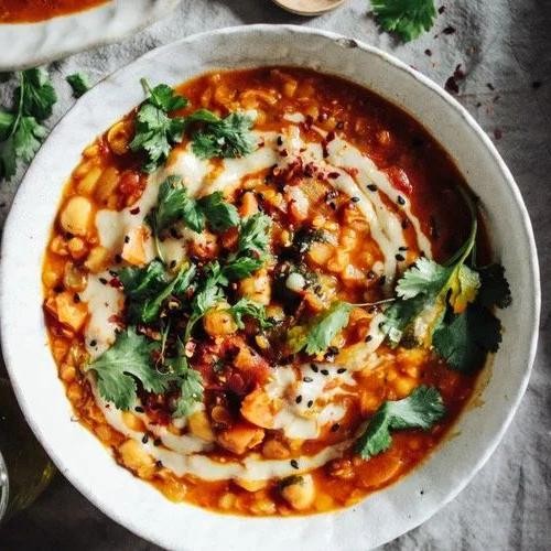 Moroccan-Spiced Red Lentil Soup