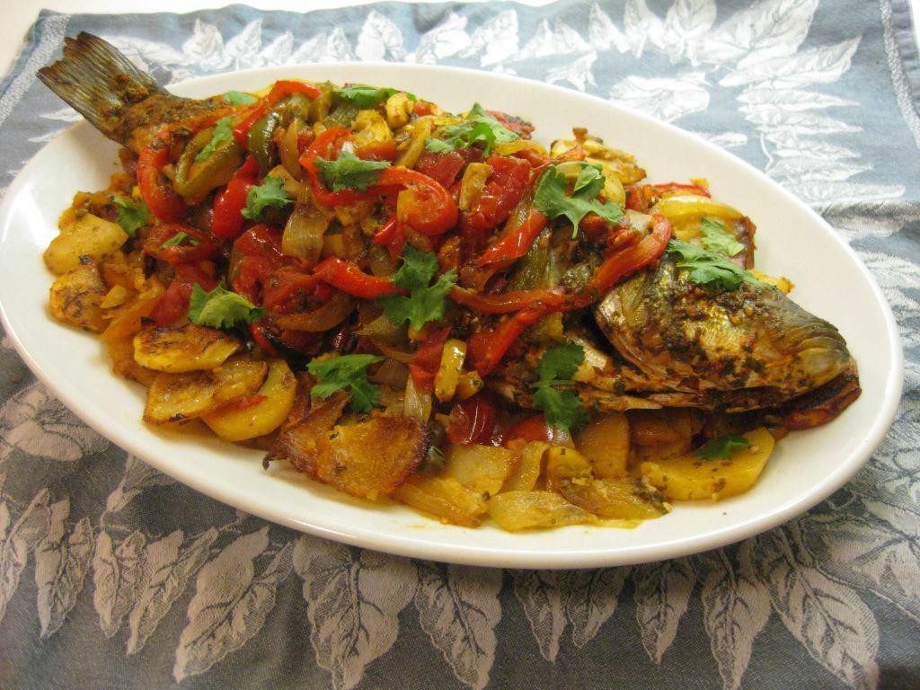 Moroccan-Style Fish with Charmoula Sauce