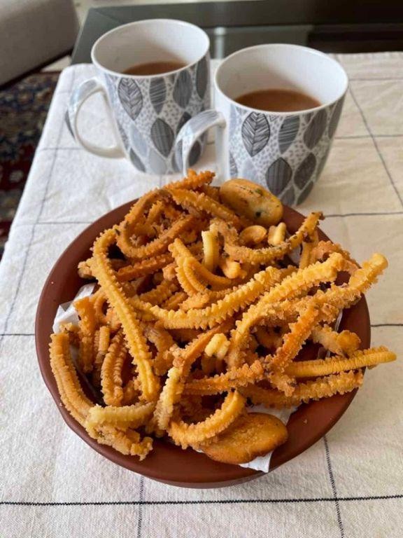 Murukku with Rice Flour and Cumin