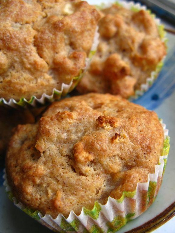 Okara Apple Cinnamon Muffins