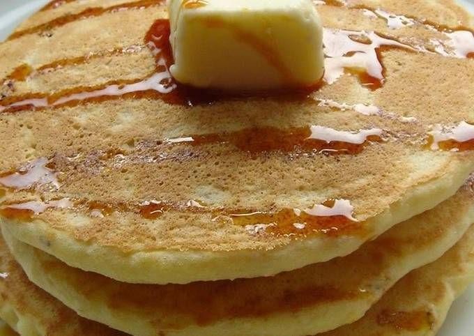 Okara Pancakes with Maple Syrup