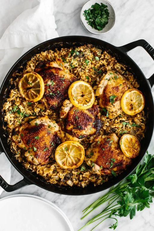 One-Pan Chicken and Rice Skillet