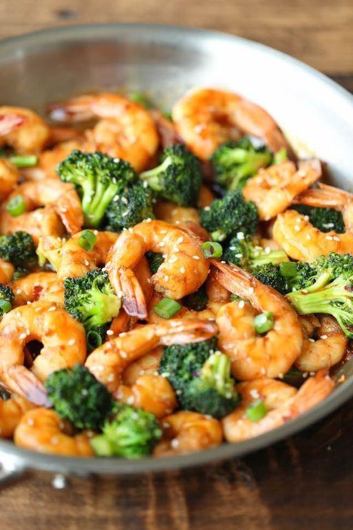 One-Pan Shrimp and Broccoli Stir-Fry