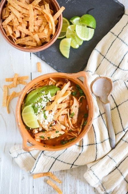 One-Pot Chicken Fideo Soup