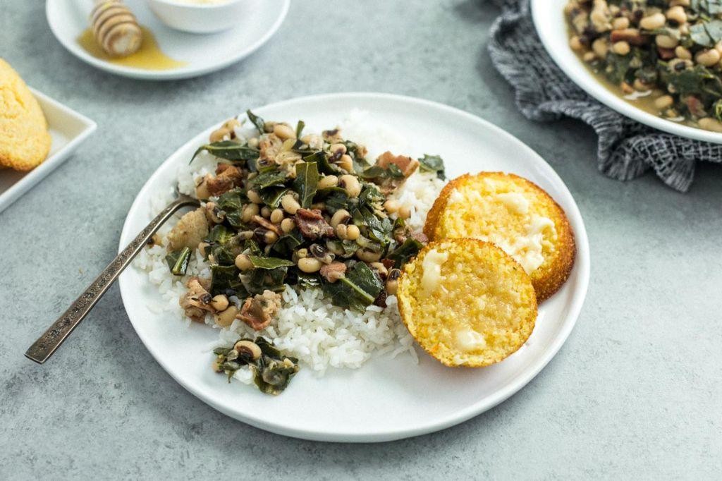 One-Pot Hoppin John with Collard Greens