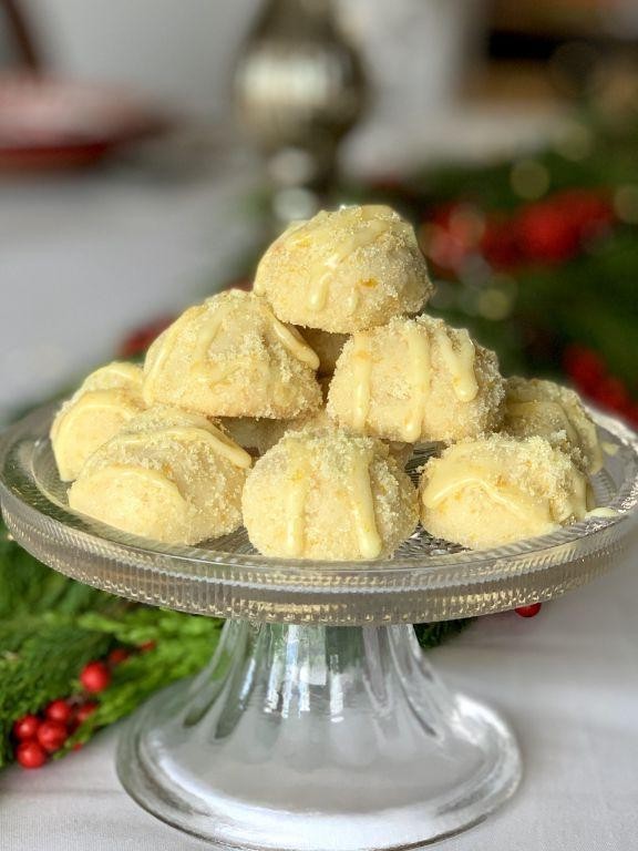 Orange Blossom Snowball Cookies