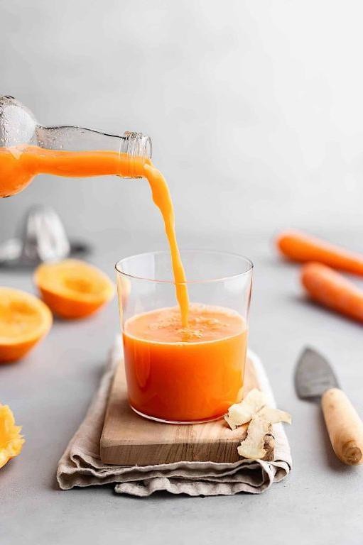 Orange Carrot Ginger Boost Juice
