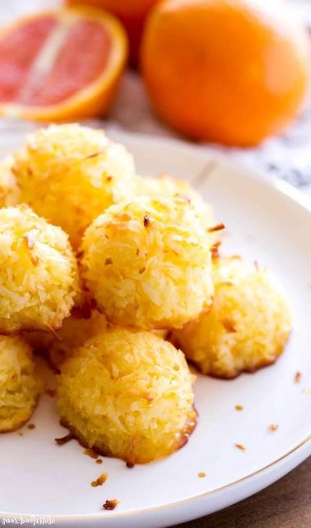 Orange Coconut Macaroons
