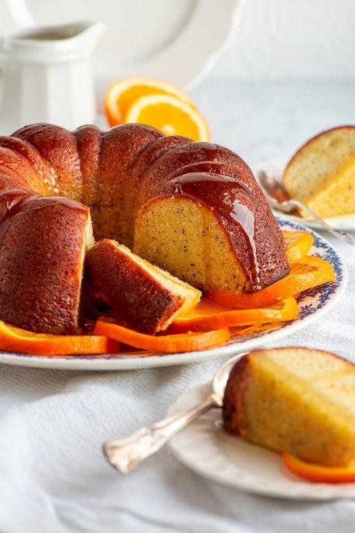 Orange Poppy Seed Bundt Cake