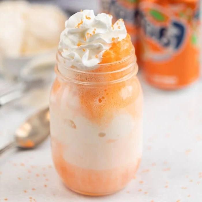 Orange Sherbet Fanta Float