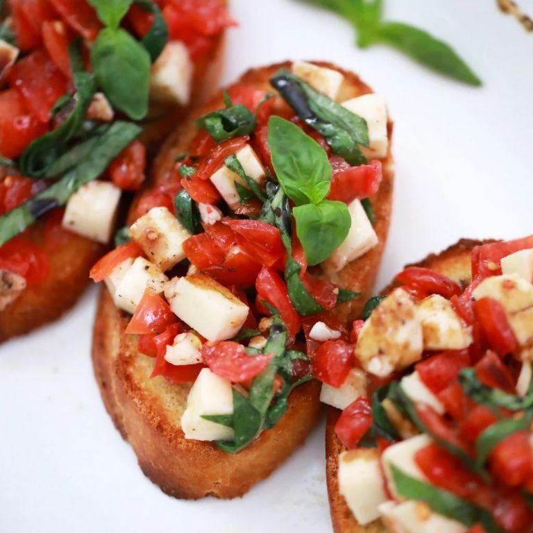 Oregano and Tomato Bruschetta