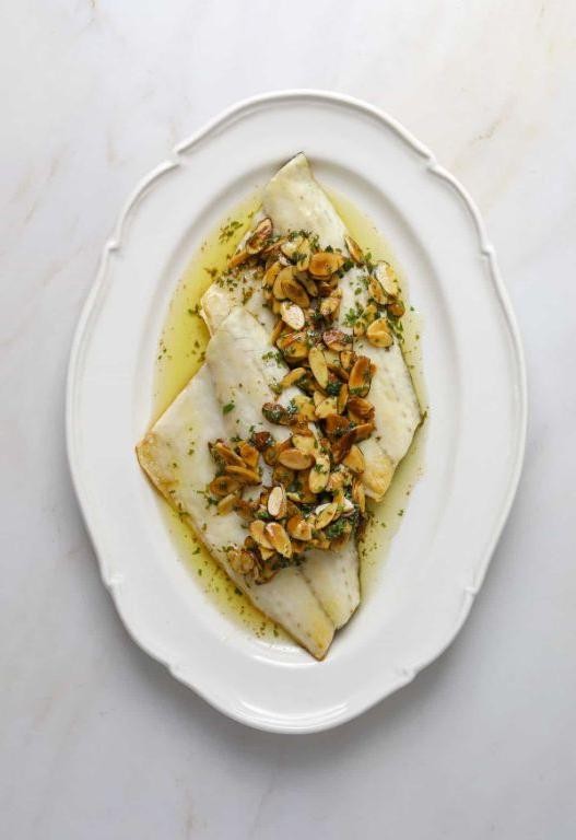 Pacific Cod with Brown Butter and Almonds