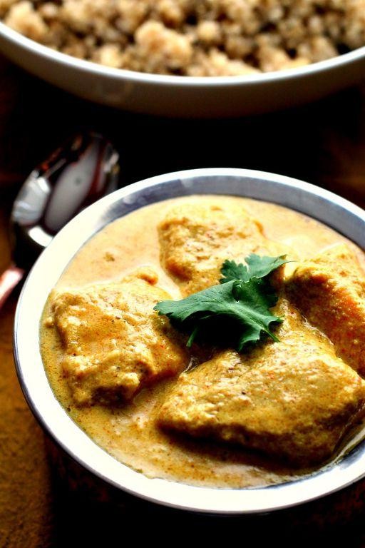 Paddlefish Curry with Coconut Milk