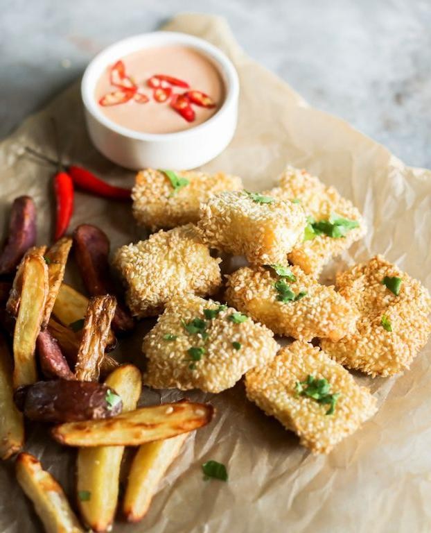 Paddlefish Fritters with Spicy Aioli