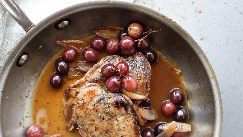 Pan-Seared Pheasant Breast with Rosemary Butter