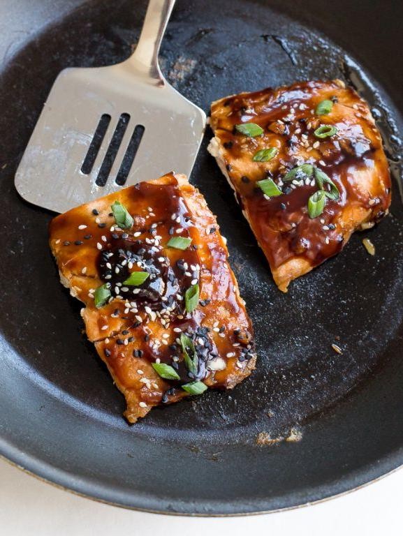 Pan-Seared Teriyaki Salmon