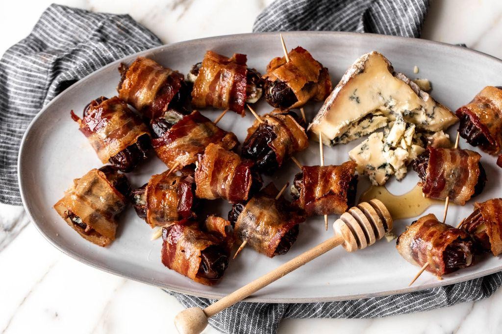 Pancetta and Blue Cheese Stuffed Dates