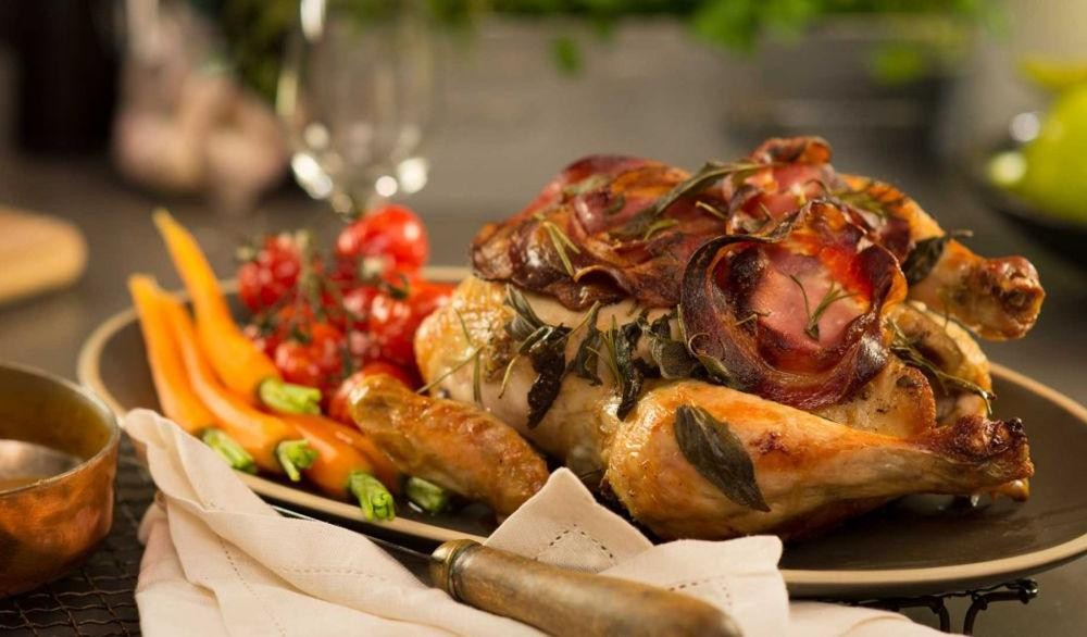 Pancetta and Sage Roasted Chicken