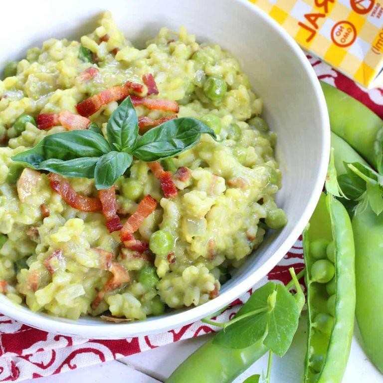 Pancetta and Sweet Pea Risotto