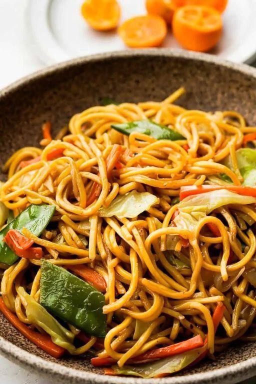 Pancit Canton with Vegetables