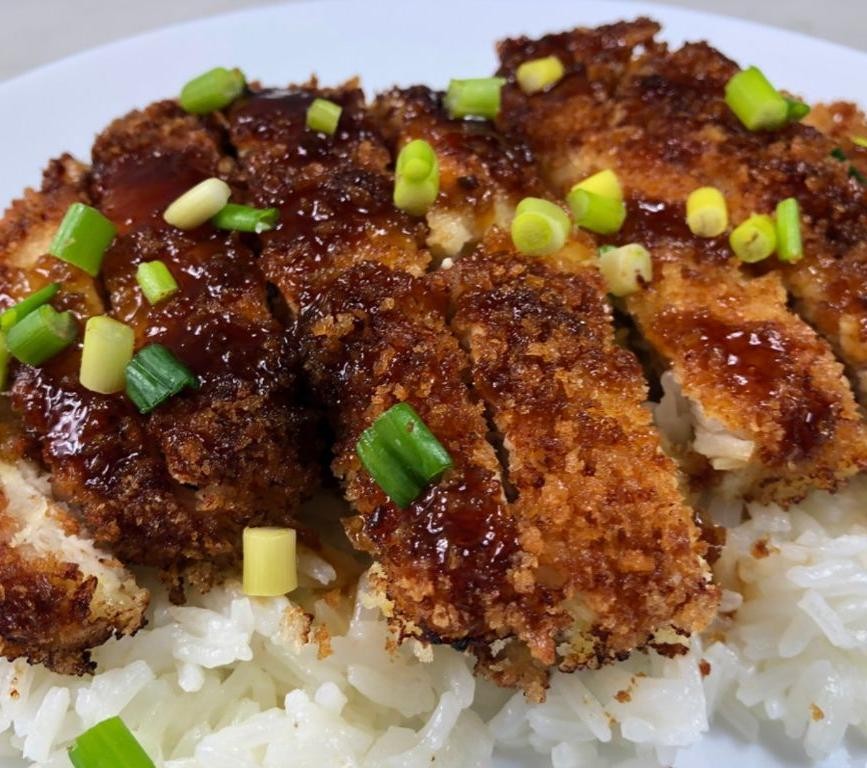 Panko Chicken Breast with Teriyaki Glaze