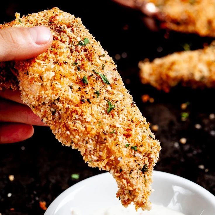 Panko-Crusted Baked Chicken Tenderloins