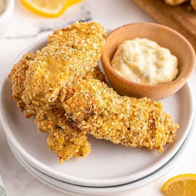 Parmesan Crusted Fish Sticks