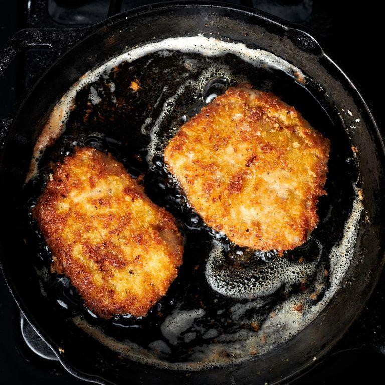 Parmesan Crusted Pork Loin Steak