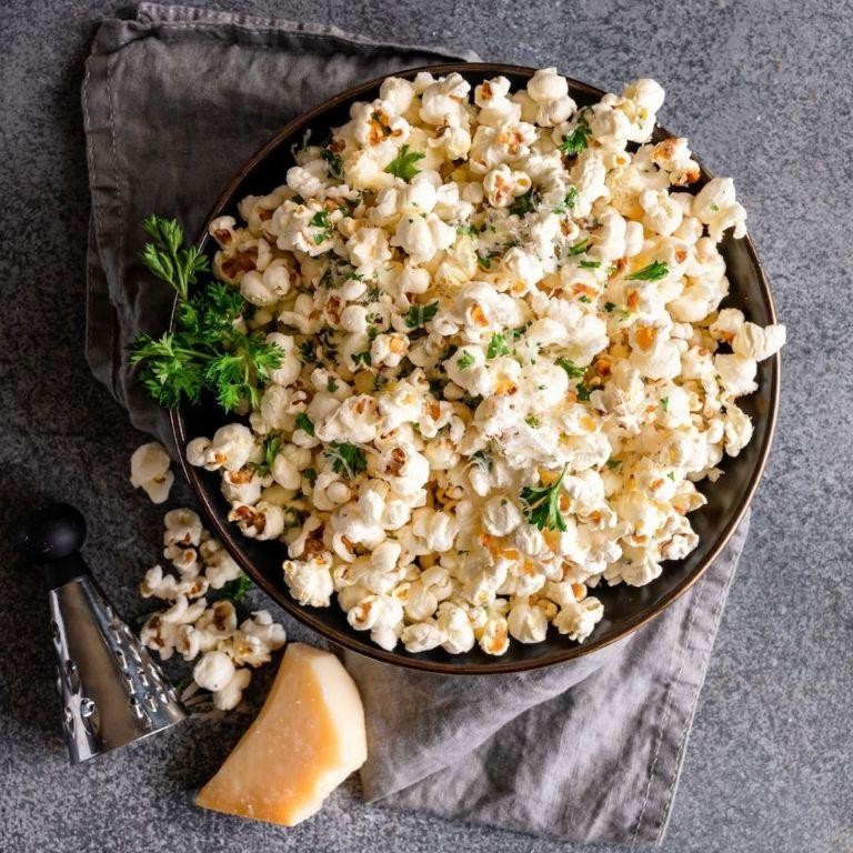 Parmesan truffle popcorn