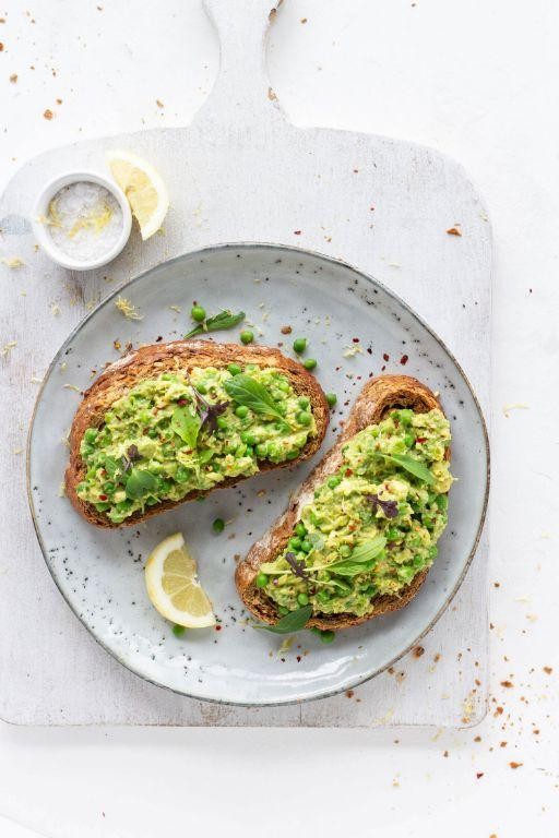 Pea and Avocado Toast