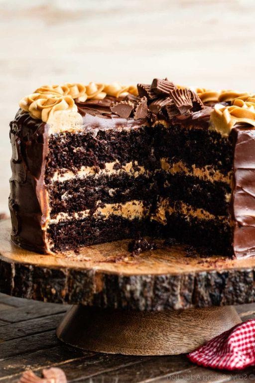 Peanut Butter Chocolate Birthday Cake