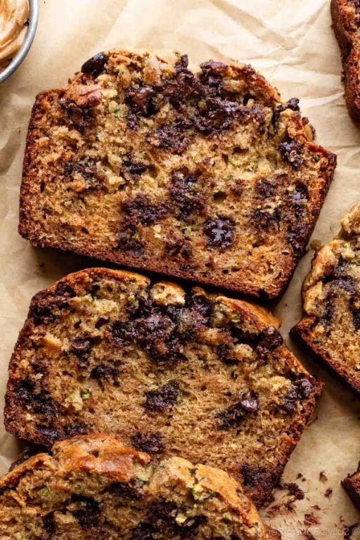 Peanut Butter Chocolate Zucchini Bread
