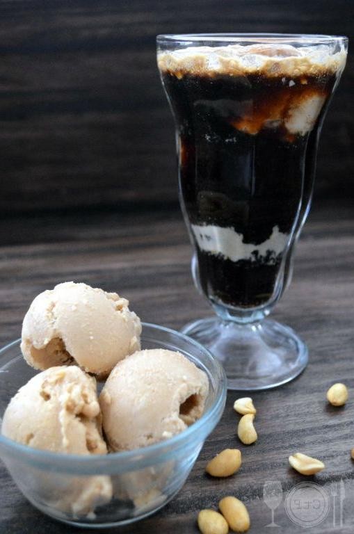 Peanut Butter Ice Cream Chocolate Soda Float