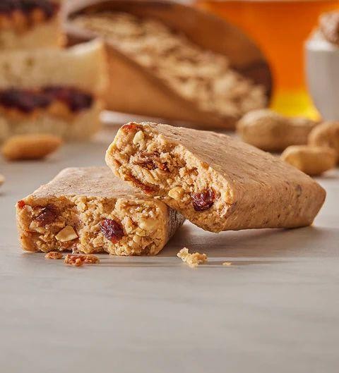 Peanut Butter Jelly Protein Bars