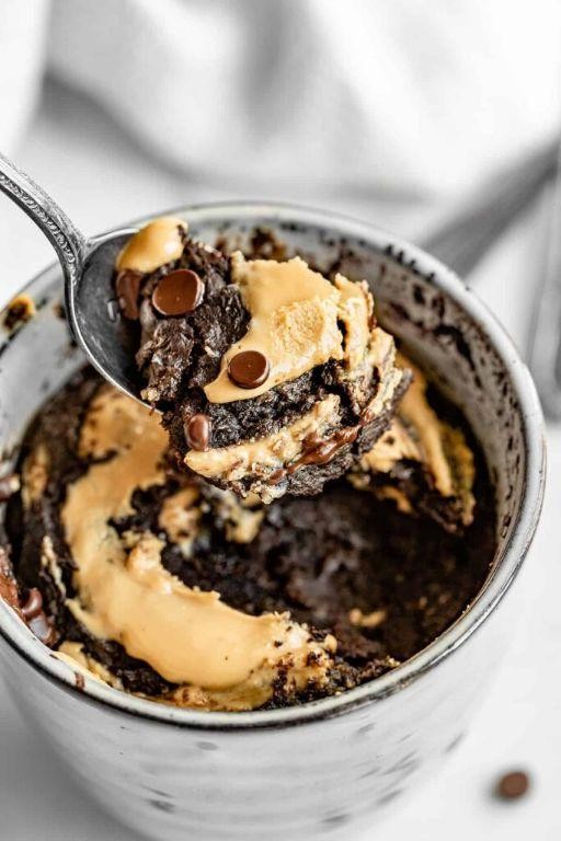 Peanut Butter Mug Brownie