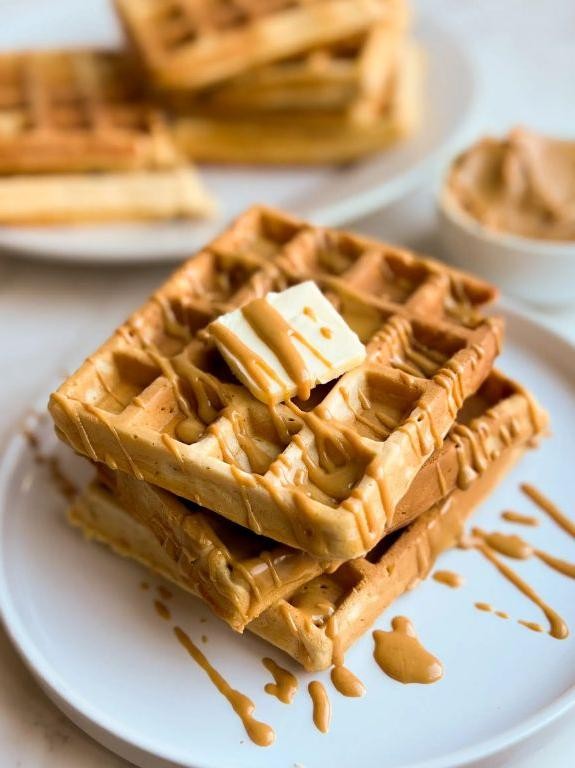 Peanut Butter Waffles