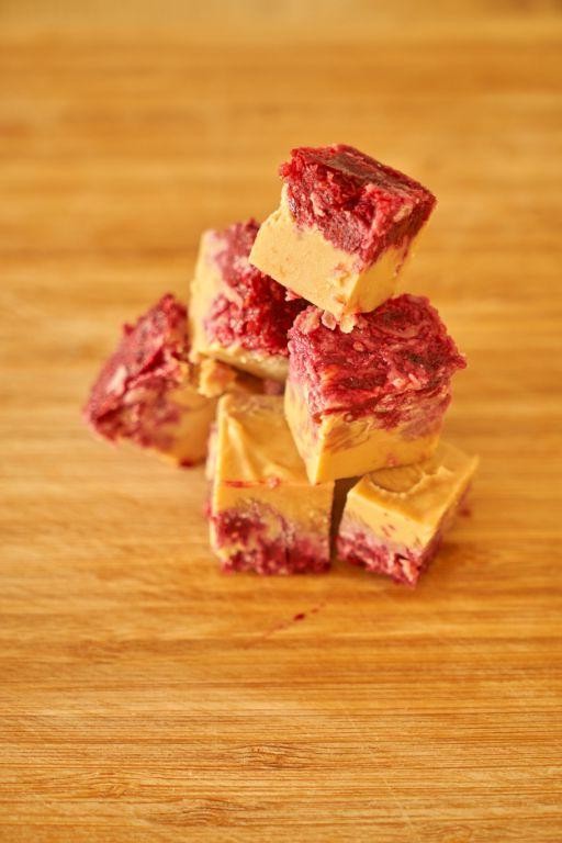 Peanut Butter and Jelly Fudge