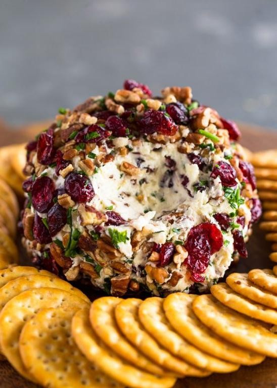 Pecan and Cranberry Cheese Ball