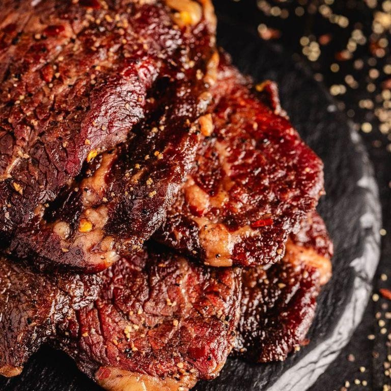 Peppered Brown Sugar Beef Jerky