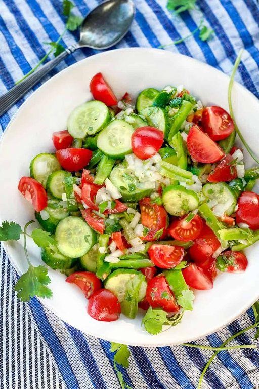 Persian Cucumber and Tomato Salad