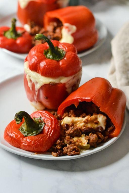 Peruvian Rice Stuffed Peppers