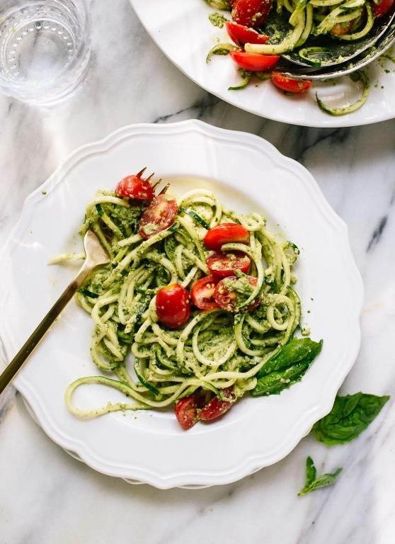Pesto Zucchini Noodles