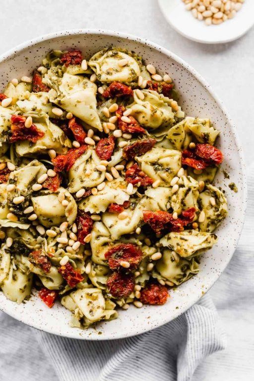 Pesto and Pine Nut Tortellini