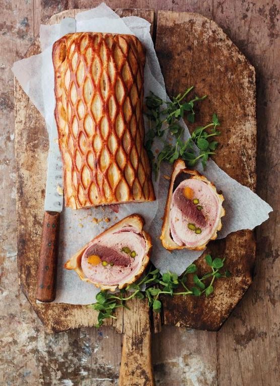Pheasant Breast Wellington with Puff Pastry