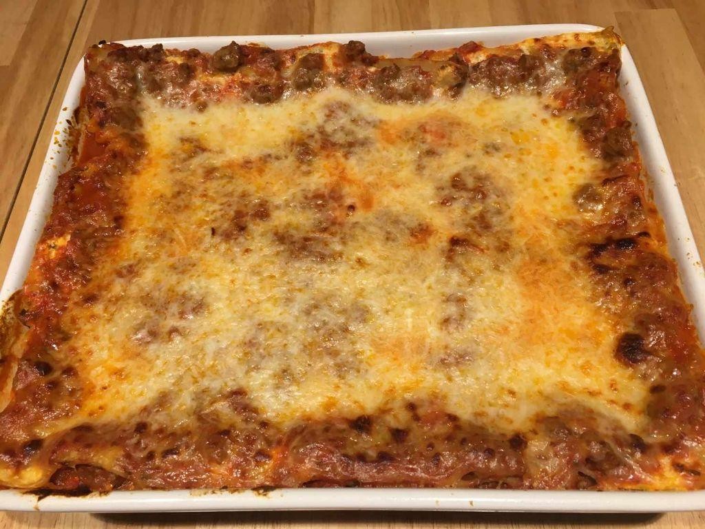 Philly Cheesesteak Lasagna Casserole