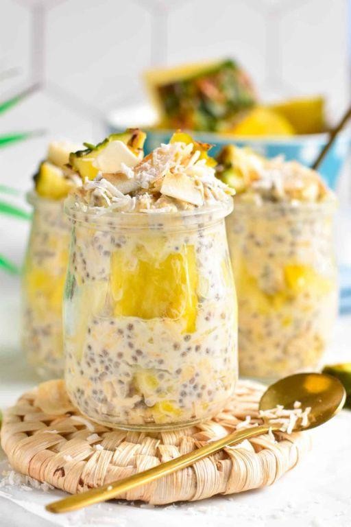 Pina Colada Overnight Oats