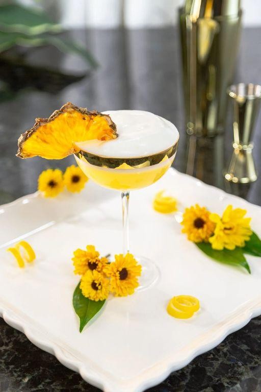 Pineapple Coconut Pisco Sour
