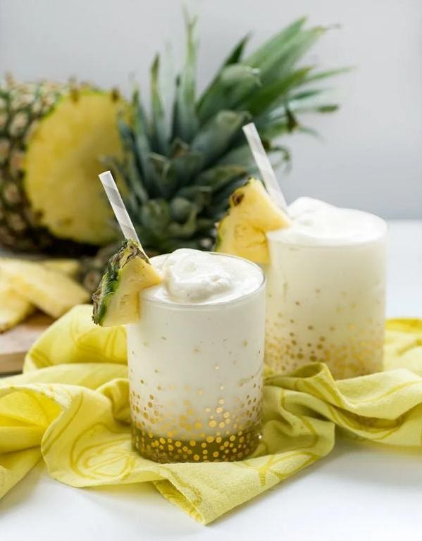 Pineapple Coconut Protein Shake