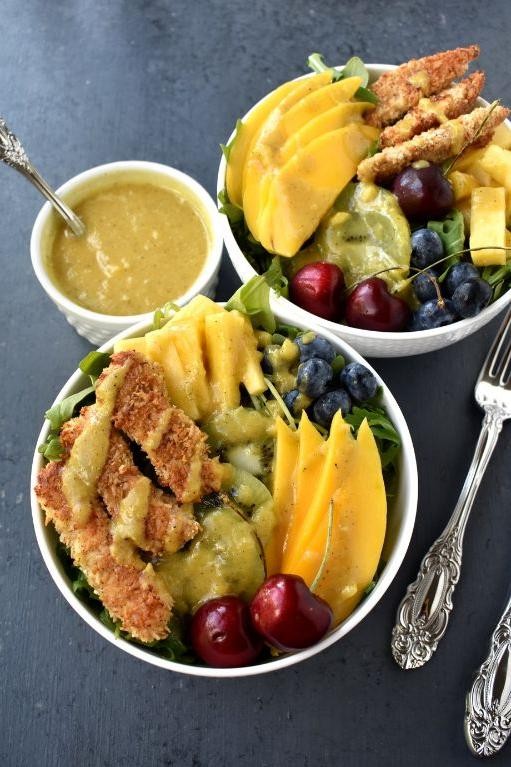 Pineapple Coconut Rotisserie Chicken Salad