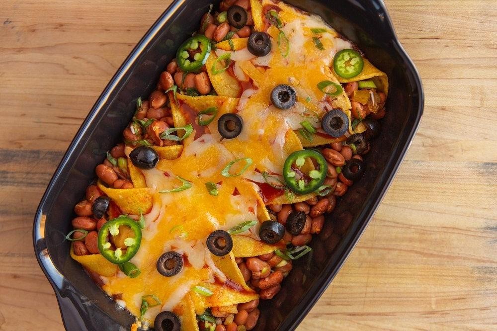 Pinto Bean Enchiladas